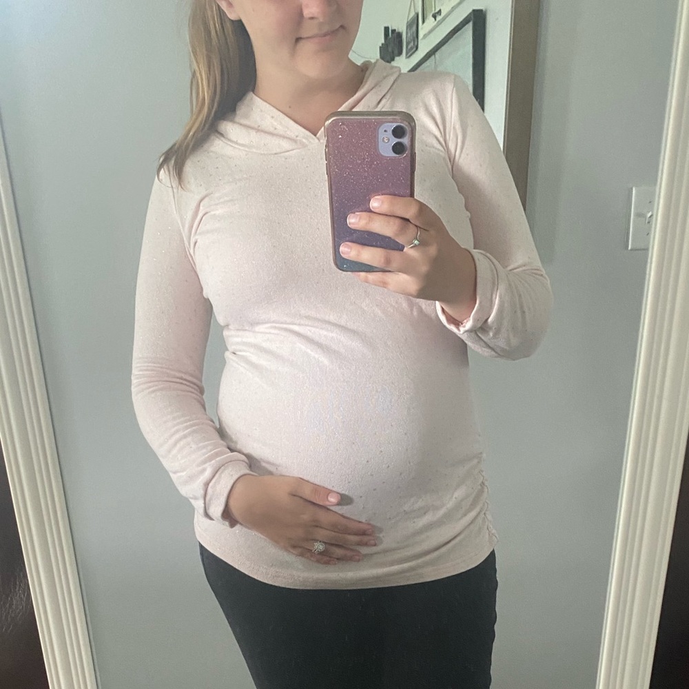 Light Pink Maternity Top
